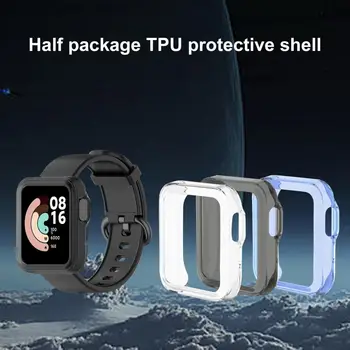 Портативные Прозрачные противоударные смарт-часы из ТПУ, защитная крышка для Xiaomi Mi/Redmi Watch Lite