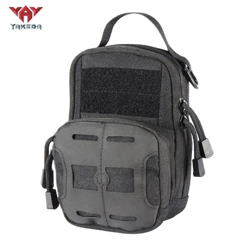 Yakeda водонепроницаемый мужской спортивный рюкзак для активного отдыха, армейский универсальный ремень, поясная стропа molle EDC, тактический небольшой чехол, сумка через плечо
