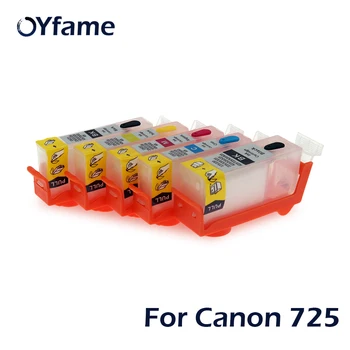 OYfame PGI-725 CLI726 Многоразовый чернильный картридж с чипом ARC для Canon PIXMA IP4870 IP4970 IX6560 MG5170 MG5270 MG5370 MX886