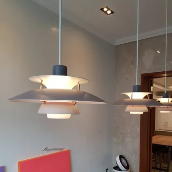 Современный Дизайнерский подвесной светильник, светодиодный алюминиевый подвесной светильник, светильники для столовой, Ресторан, подвесной светильник для спальни