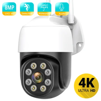 BESDER 4K 8MP 5MP Ultra HD PTZ IP-камера AI Обнаружение человека Водонепроницаемая WiFi Камера Безопасности Автоматическое Отслеживание P2P Видеонаблюдение