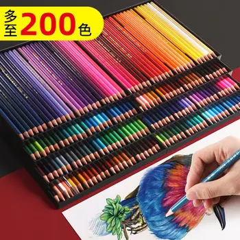 Оптовая продажа цветных карандашей для рисования, предназначенных для студентов, изучающих водорастворимое искусство на масляной основе, живопись, начальная школа