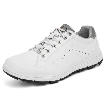 Новая водонепроницаемая мужская обувь для гольфа, мужские удобные кроссовки для гольфа, уличная обувь для прогулок большого размера, нескользящие спортивные кроссовки, мужские