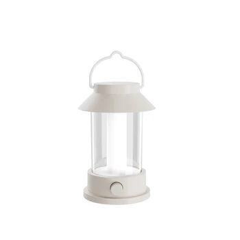 1 комплект Ретро светодиодных портативных фонарей для кемпинга, супер яркие атмосферные огни, декоративные огни, белый