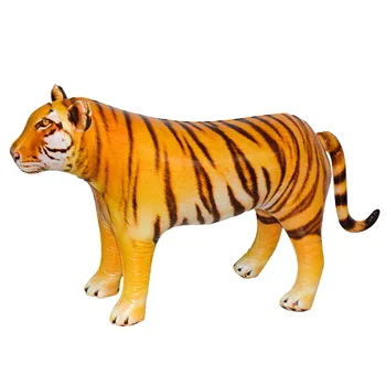 1шт Большой 101 * 52 см Надувной Тигр, Большая Кошка, Воздушное Плюшевое животное для украшения вечеринки, игрушки для бассейна, Тигр, ПВХ Воздушный шар