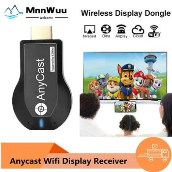 M2 Plus TV Stick Wifi Дисплей Приемник Anycast DLNA Miracast Airplay Зеркальный Экран HDMI-совместимый Android IOS Mirascreen Dongle