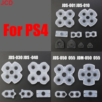 JCD 1 комплект Для контроллера PS4 JDS 001 JDS 010 JDS 030 040JDM 050 055 Токопроводящие Прокладки из силиконовой Резины для Кнопок Dualshock 4 L2 R2