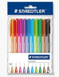 Цветные шариковые ручки Треугольная ручка 10 цветов набор бесплатная доставка