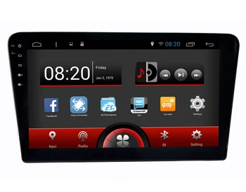 Автомобильный DVD-плеер с экраном 10,1 дюйма, GPS-навигационная система, автомагнитола для Volkswagen VW Santana 2013 2014 2015 с Android 5.1.1
