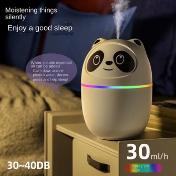 Очаровательный мишка USB-увлажнитель Воздуха для дома, спальни, Офиса, Ароматический диффузор, Мини-ночник