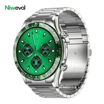 Смарт-часы Niwevol с Bluetooth-вызовом для Мужчин 2023 Smartwatch 1,32 Дюйма 360*360 Деловые Часы с Пользовательским Циферблатом и Поддержкой иврита