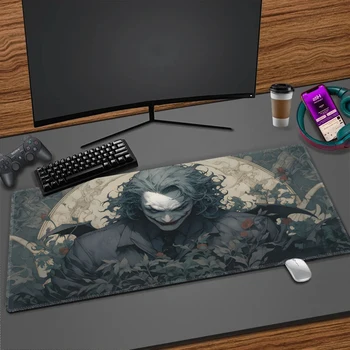 Игровой коврик для мыши, геймер J-Joker, большой коврик для клавиатуры, коврик для мыши, аниме, противоскользящий геймер, настольный коврик из натурального каучука, аксессуары для ПК, коврик