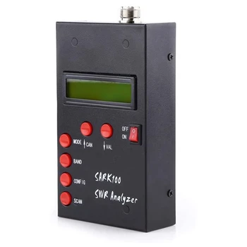 Антенный анализатор SARK100 Измеритель Коротковолнового КСВ-анализатора 1-60 МГц С Диапазоном измерения от 1,0 до 9,99 КСВ