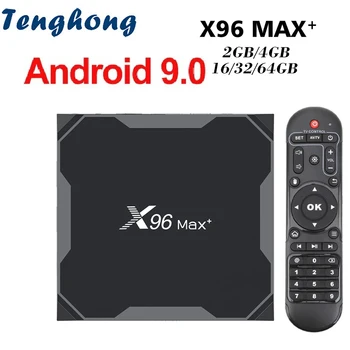 X96 MAX Plus Smart TV Box Amlogic S905X3 Android 9,0 Четырехъядерный 2,4G/5G Wifi 4K X96Max Plus телеприставка