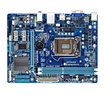 Настольная материнская плата для разъема H61M-DS2 LGA 1155 In Tel, интерфейс процессора DDR3 16G, двухканальная память, интерфейс VGA