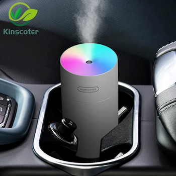 USB Увлажнитель воздуха Ультразвуковой Ароматический диффузор Автомобильный Туманообразователь С 7 цветами светодиодных ламп Мини Офисный Очиститель воздуха для автомобиля Дома