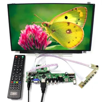 Плата ЖК-контроллера TV HD MI VGA AV USB с 15,6-дюймовым ЖК-экраном 1920x1080 B156HAN01.2 IPS