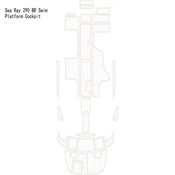 Sea Ray 290 руб. Платформа для Плавания Кокпит Коврик Для Лодки EVA Пена Искусственный Тик Палубный Коврик Для Пола