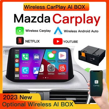 Новое Обновление Беспроводной Apple CarPlay Android Auto YouTube USB адаптер концентратор OEM для Mazda 3 6 2 CX3 CX5 CX8 CX9 MX5 miata TK78669U0C