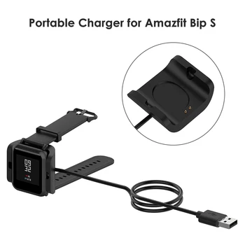 USB Зарядное устройство Для Amazfit Bip S, Зарядный Кабель Для Amazfit A1916, Адаптер док-станции Длиной 1 м/3 фута, Аксессуары