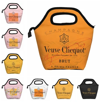 Модная ручная сумка для ланча с изоляцией от шампанского, сумка для бенто, изоляционная сумка
