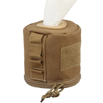 Тактическая сумка для хранения рулонной бумаги из ткани Cordura, сумка для туалетной бумаги, чехол для хранения Кемпинга, Пеших Прогулок, Охоты, автомобиля на открытом воздухе
