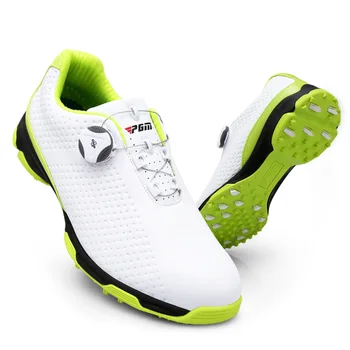 Обувь для гольфа PGM, Мужская футбольная обувь, Летняя спортивная обувь, дышащая обувь с вращающимися шнурками, новая