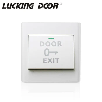 Кнопка выхода из двери, кнопочный выключатель для системы контроля доступа, электронный дверной замок, сенсорные переключатели, кнопка доступа, пластик