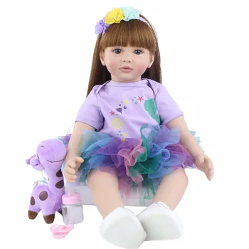 23-Дюймовые Куклы-Реборн Из ткани, Реалистичная Кукла-принцесса для продажи, Этническая Кукла, Детские Подарки На День Рождения, Рождественские Подарки