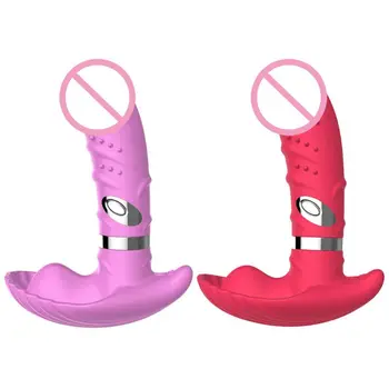 Женская палочка-массажер Беспроводной 20 режимов 10 электрошок, нагревающая точку G Секс-игрушка