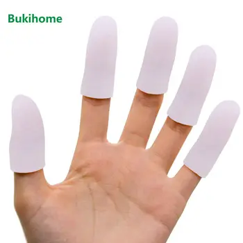 Bukihome 12 шт., защита для пальцев, силиконовые гелевые тюбики, защита от мозоли, Обезболивающий рукав, чехол для Здравоохранения D2741