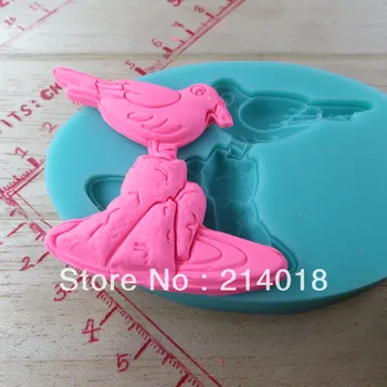 горячая продажа силиконовая форма птица фондант инструменты для украшения торта molde de силиконовая форма для торта форма для украшения торта (si215)