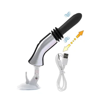 Автоматический пистолет для накачки мастурбации, регулируемая секс-машина, телескопический фаллоимитатор, вибраторы для женщин, стимулирующие точку G, секс-игрушки