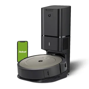 Робот-пылесос iRobot® Roomba® i1+ (1552), подключенный по Wi-Fi, идеально подходит для удаления шерсти домашних животных, ковров