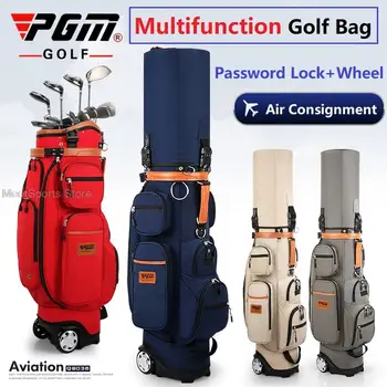 Отправьте дождевик! Стандартная сумка для мяча для гольфа Pgm, многофункциональные водонепроницаемые авиационные сумки для гольфа, термостатическая сумка/замок паролем