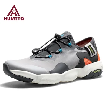 HUMTTO/Кроссовки для бега, дышащие спортивные кроссовки для мужчин, спортивная Роскошная Дизайнерская мужская обувь, Повседневные мужские кроссовки для бега трусцой, черные кроссовки